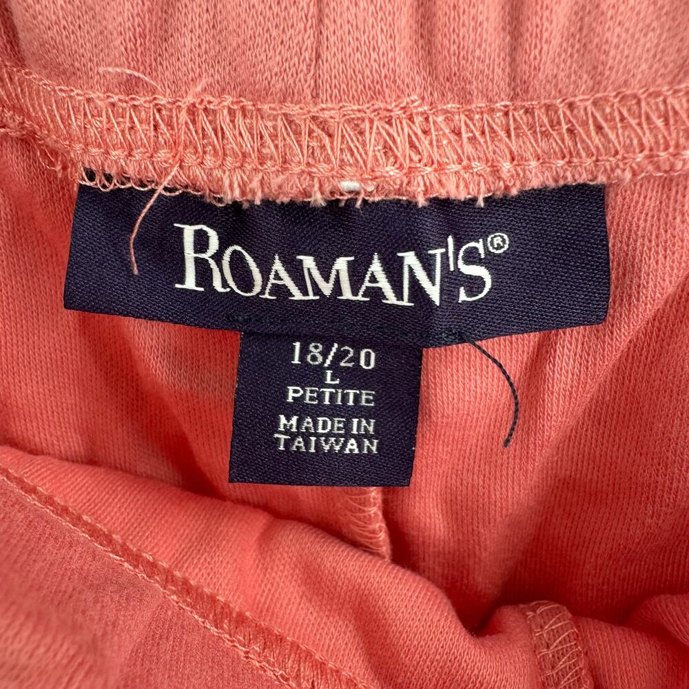 Roaman's Petite Knit Pull On Pants Size L 18/20 - Picture 3 of 7